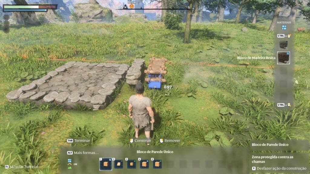 Sistema de construção de Enshrouded