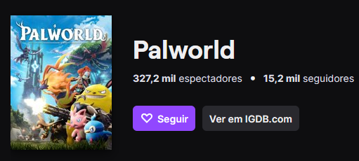 Palworld alcançou a marca de 1 Milhão de Cópias Vendidas em menos de 8 horas