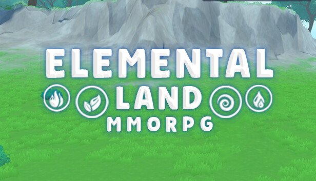 logo-elemental-land Imagem do nome Elemental Land mmorpg gratuito indie criado por brasileiros em destaque na Steam Next Fest