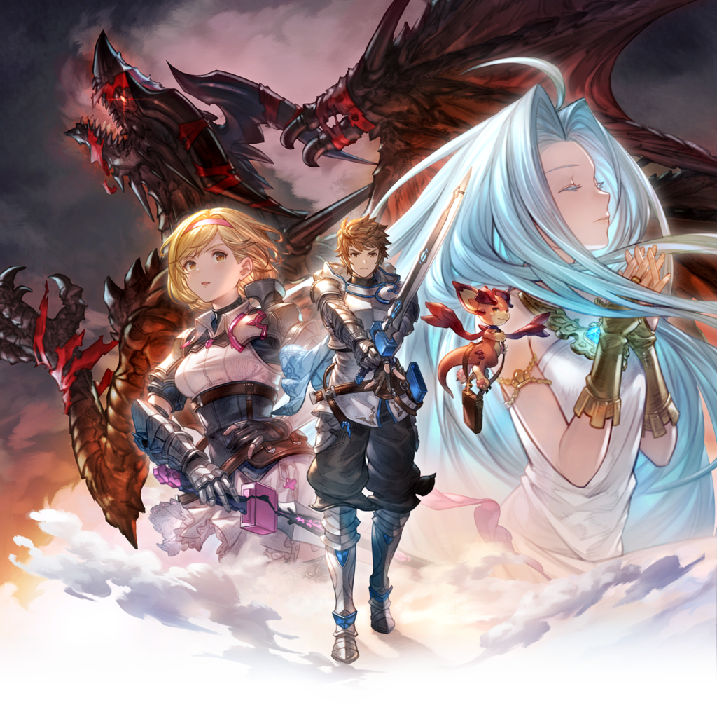 Personagens na artworld de Granblue Fantasy Relink