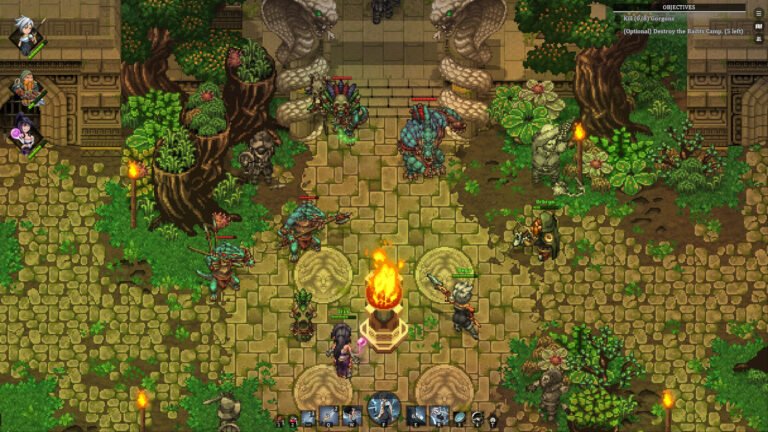 Screenshot ambientação do mmorpg Drakantos