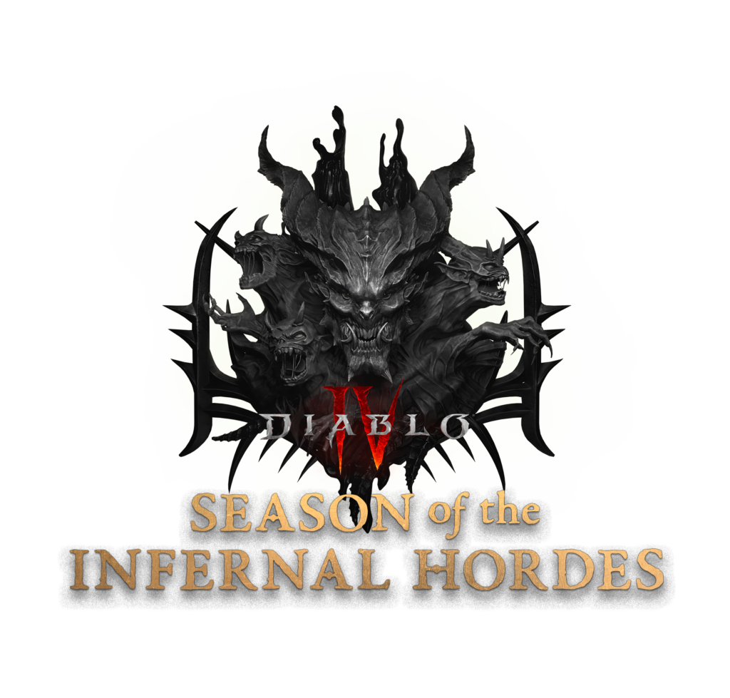 Logo Temporada das Hordas Infernais de Diablo IV