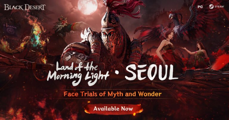 A alvorada chega em Black Desert Online com Terra do Amanhecer: Seul já disponível