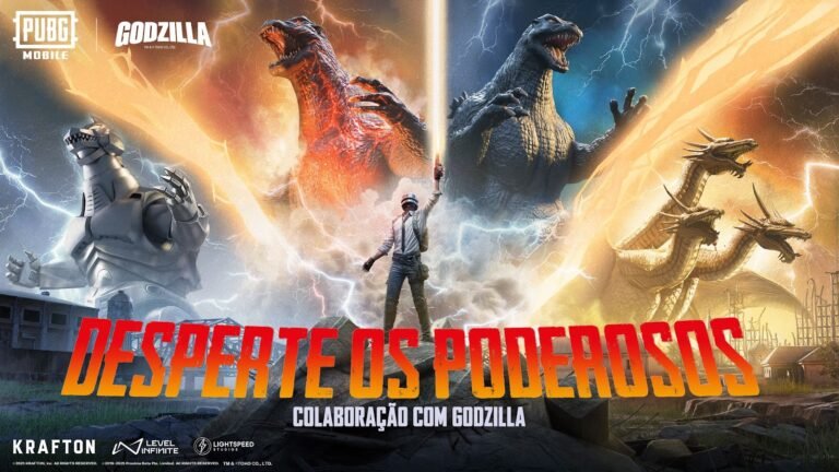 PUBG MOBILE desperta o rei dos monstros em épica colaboração com Godzilla